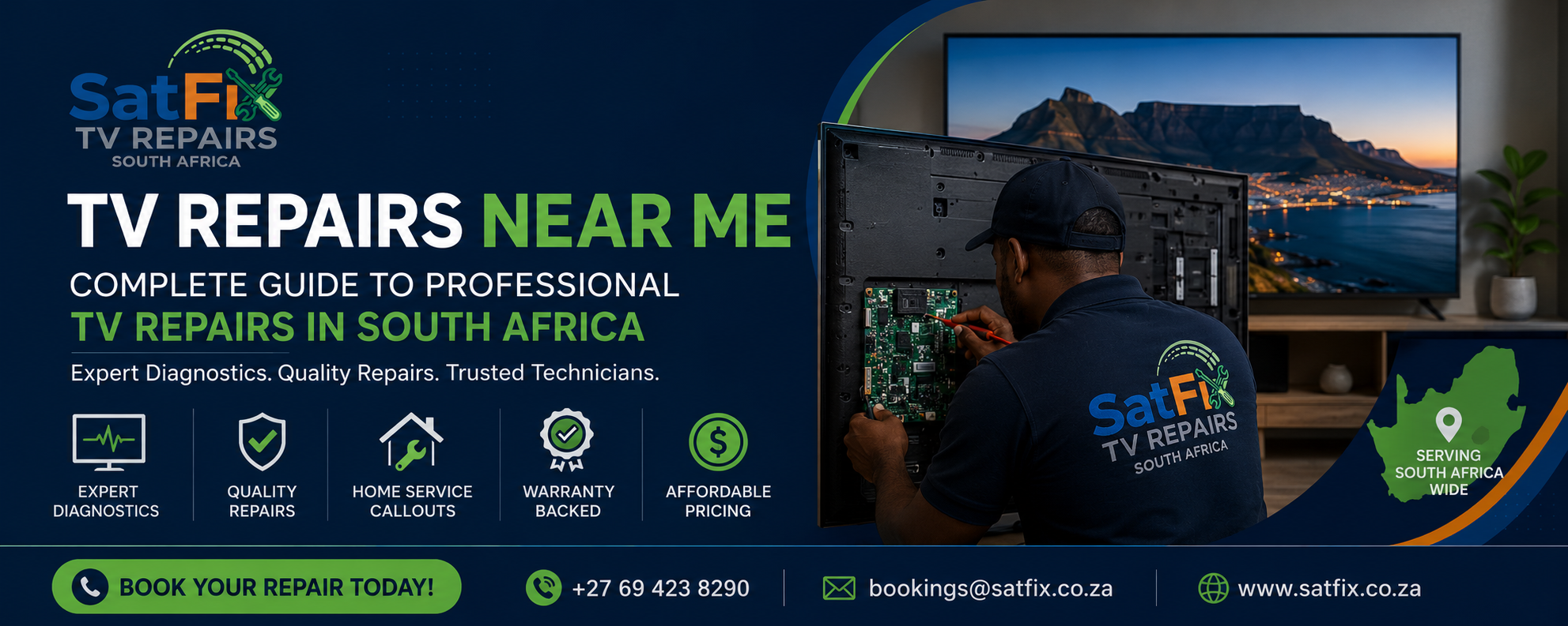 Tv Repairs Near Me || Complete Guide to Professional TV Repairs in South Africa